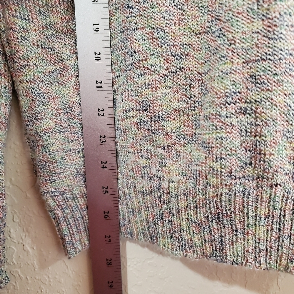 Laura Scott Ribbed Knit Confetti Colored Soft Sweater Size XL - Picture 8 of 10